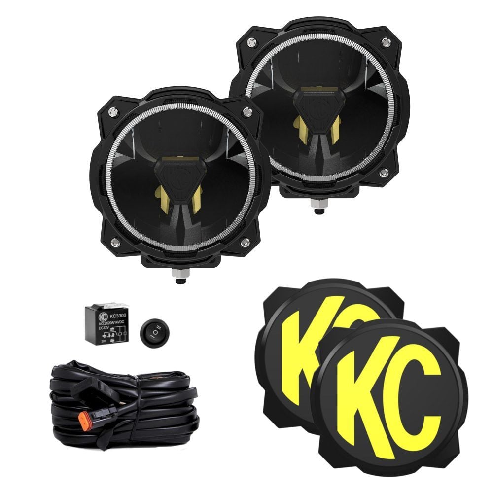 KC HiLiTES KCハイライツ グラビティー タイタン LEDライト ペア Gravity Titan LED Lights - 2-Light System