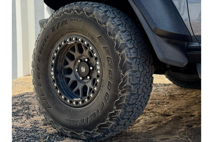 Baja Built バハビルト Lite Brite Outlaw Cast Beadlock | Matt Black (black ring & aluminum bolts) キャストホイール