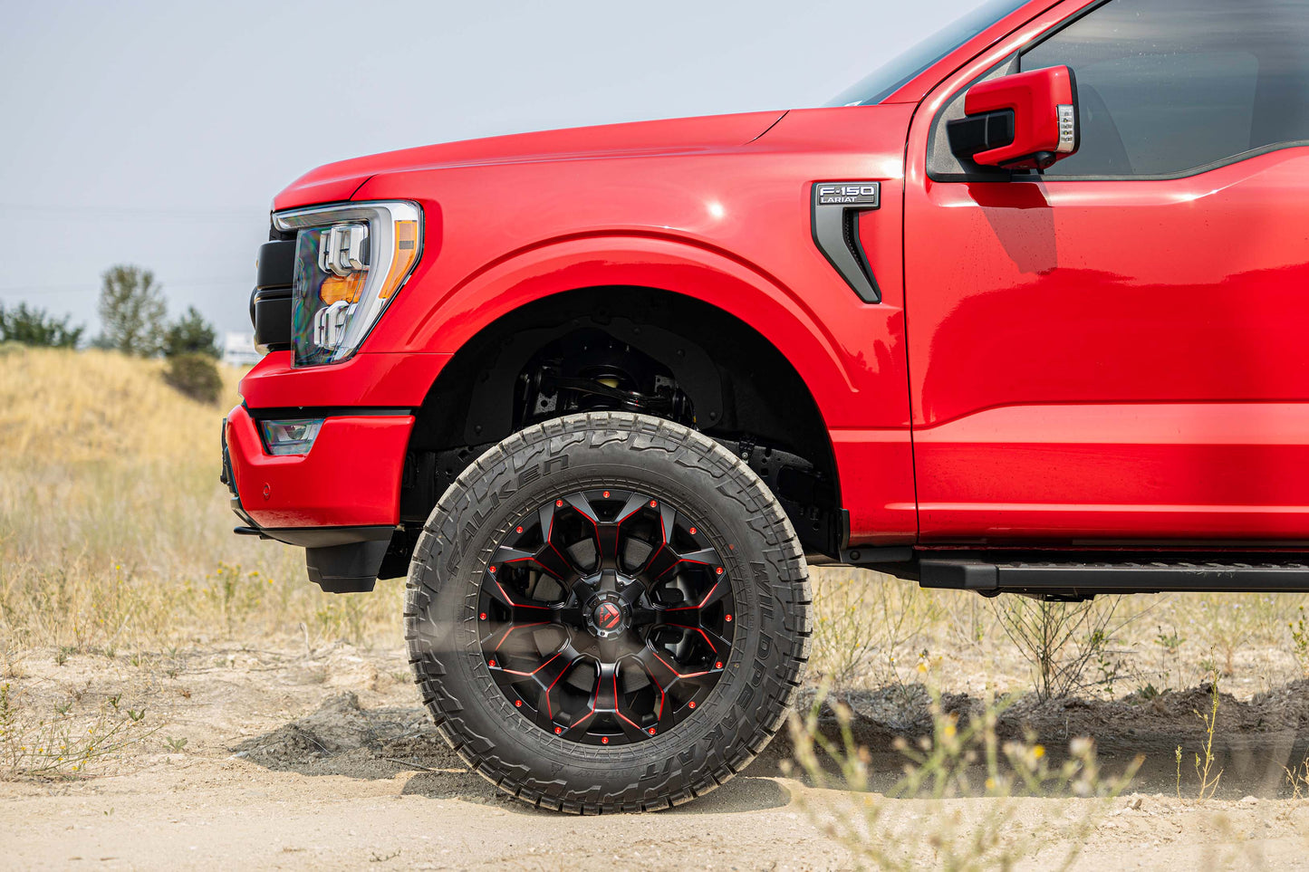 Fuel Off Road フューエルオフロード ホイール D808 HURRICANE | GLOSS BLACK MILLED RED TINT