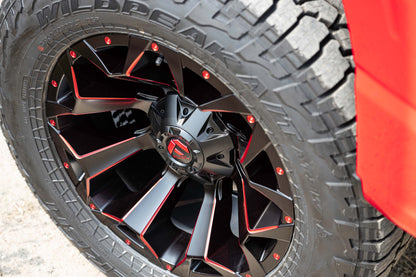 Fuel Off Road フューエルオフロード ホイール D808 HURRICANE | GLOSS BLACK MILLED RED TINT