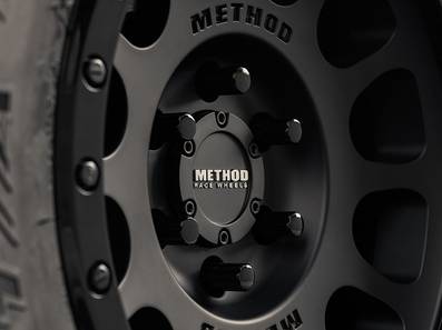 Method Race Wheels メソッド ホイール 305 NV | MATTE BLACK - GLOSS BLACK LIP