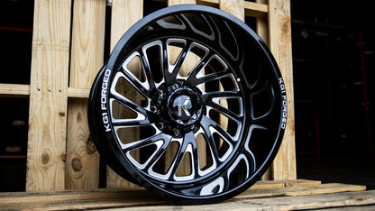 KG1 FORGED ホイール KF004 VILE | GLOSS BLACK MILLED