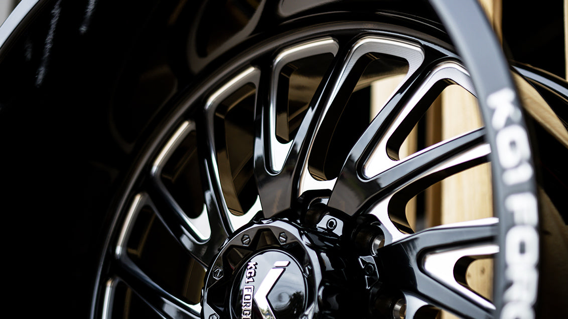 KG1 FORGED ホイール KF004 VILE | GLOSS BLACK MILLED