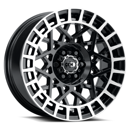 Vision Wheel ビジョンホイール 349 Savage | Gloss Black Machined Lip