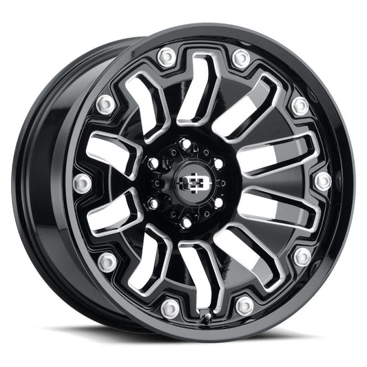 Vision Wheel ビジョンホイール 362 Armor | Gloss Black Milled Spoke