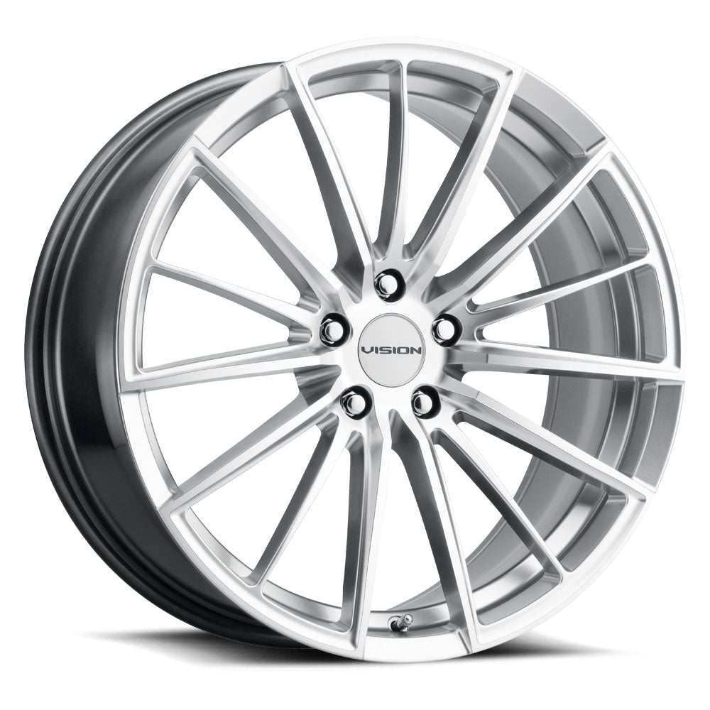 Vision Wheel ビジョンホイール 473 Axis | Hyper Silver Machined Face