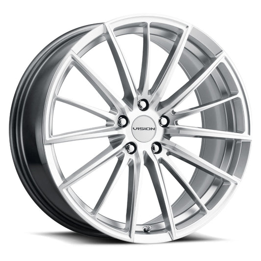 Vision Wheel ビジョンホイール 473 Axis | Hyper Silver Machined Face