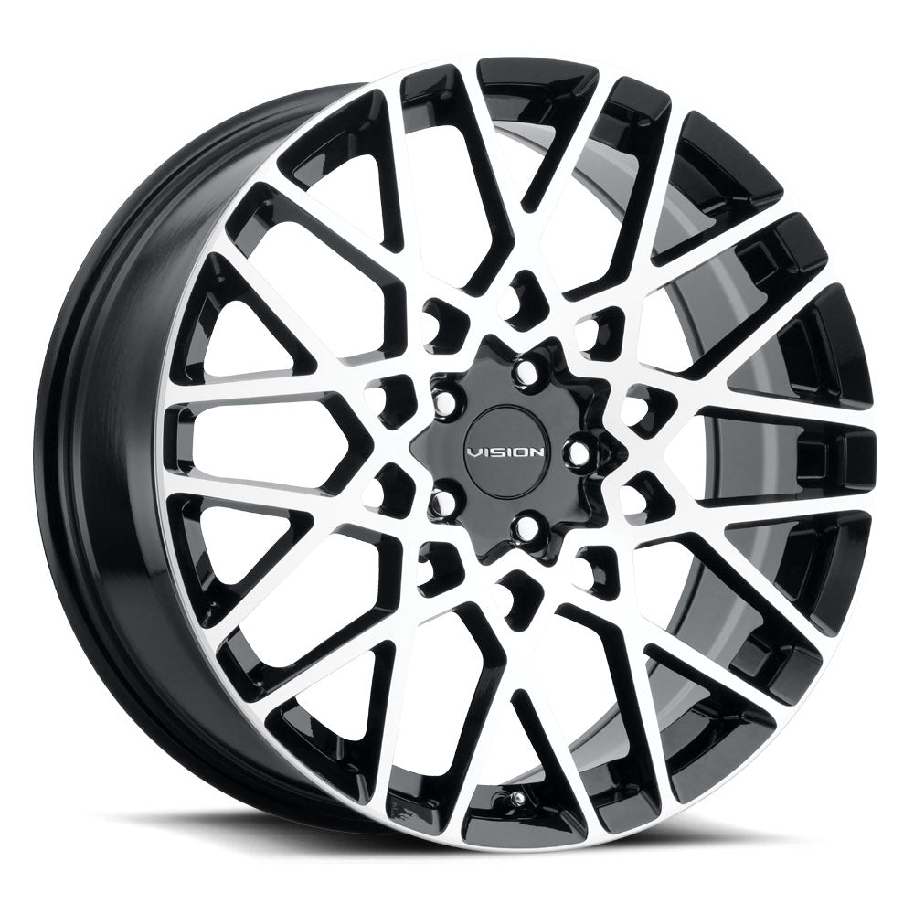 Vision Wheel ビジョンホイール 474 Recoil | Gloss Black Machined Face