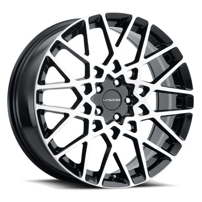 Vision Wheel ビジョンホイール 474 Recoil | Gloss Black Machined Face