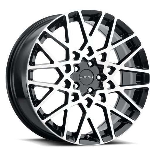 Vision Wheel ビジョンホイール 474 Recoil | Gloss Black Machined Face