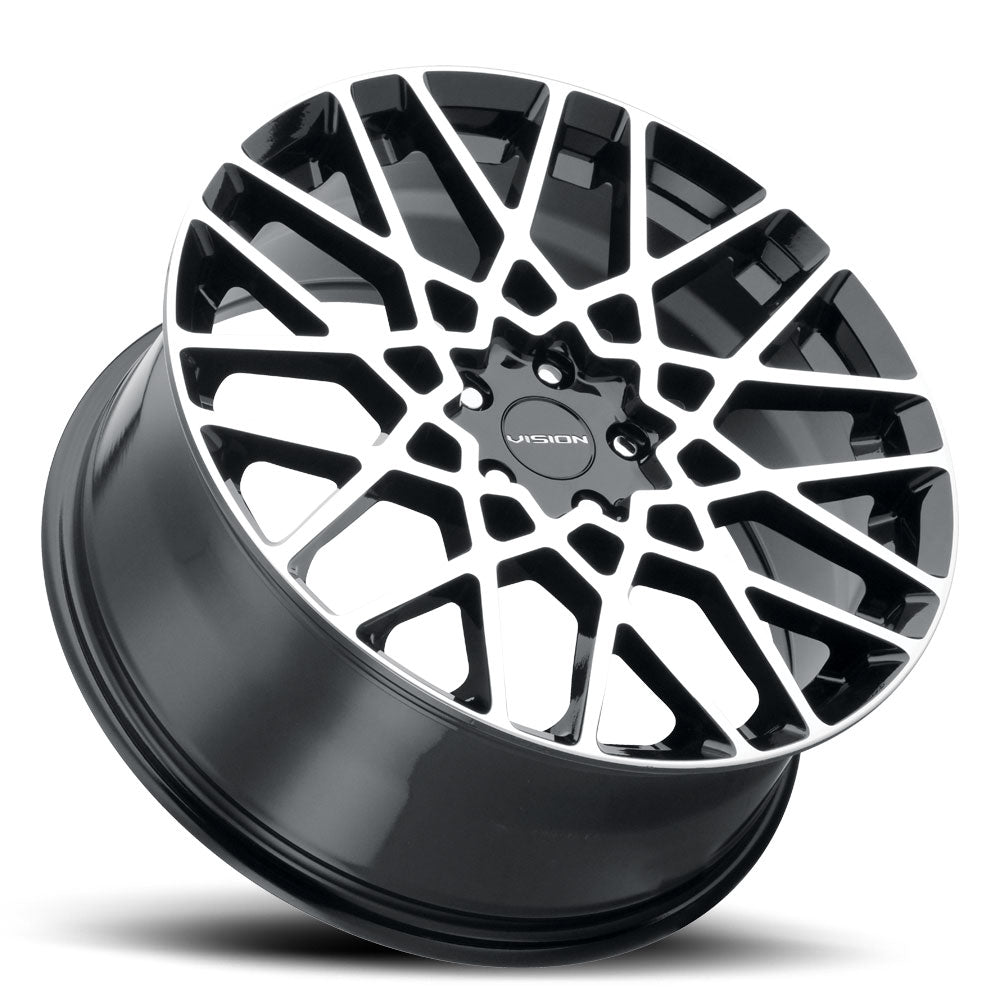 Vision Wheel ビジョンホイール 474 Recoil | Gloss Black Machined Face