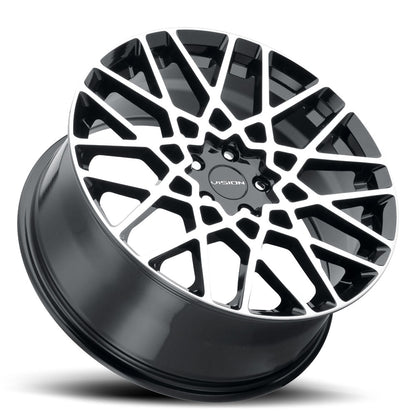 Vision Wheel ビジョンホイール 474 Recoil | Gloss Black Machined Face