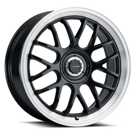 Vision Wheel ビジョンホイール 478 Alpine | Gloss Black Brushed Lip