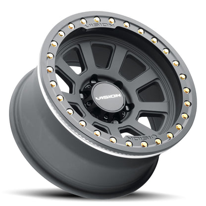Vision Wheel ビジョンホイール 350 Ojos Beadlock | Satin Black