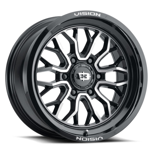 Vision Wheel ビジョンホイール 402 Riot | Gloss Black Machined Face
