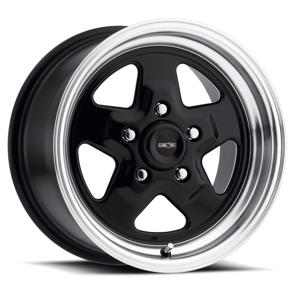 Vision Wheel ビジョンホイール 521 Nitro | Gloss Black Machined Lip