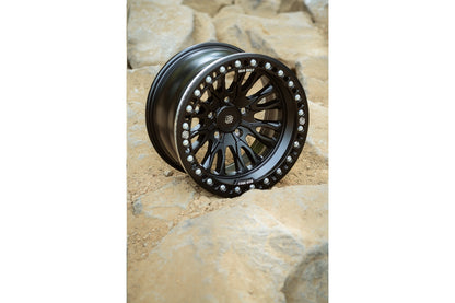 Baja Built バハビルト Renegade Cast Beadlock | Matt Black (black ring & aluminum bolts) キャストホイール