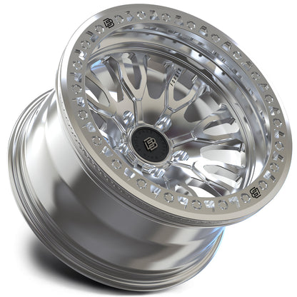 Baja Built バハビルト Renegade Forged Beadlock | Machined Raw (raw ring & aluminum bolts) フォージド鍛造ホイール