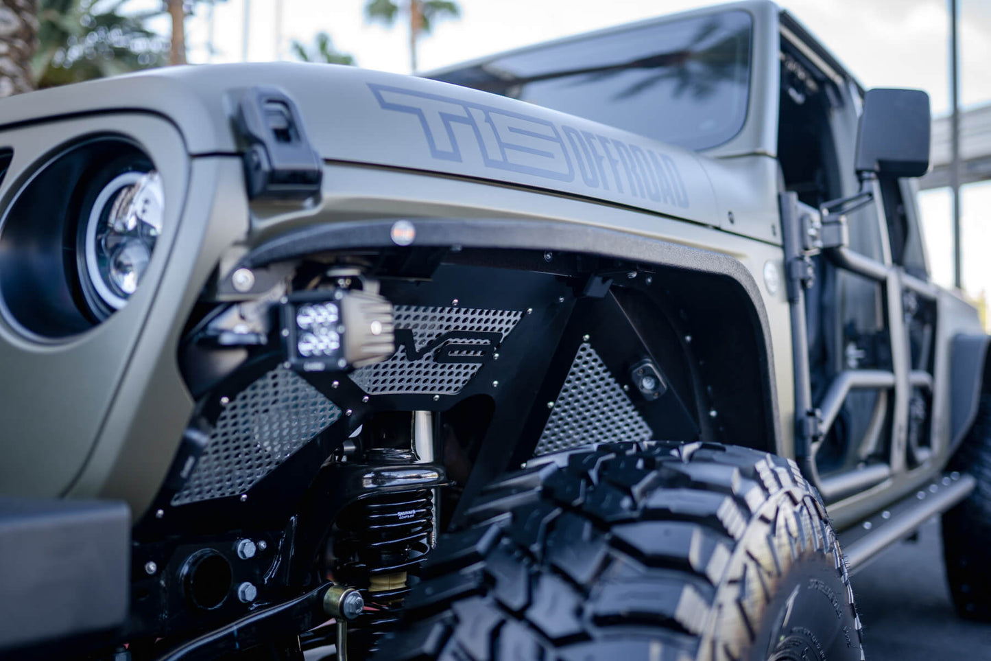 DV8 Offroad フロントインナーフェンダー (JL 2018-2023 / JT 2020-2023)