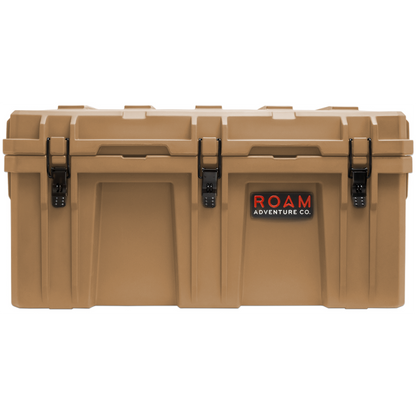 Heavy-duty ROAM 160L Rugged Case shown in デザート タン / Desert Tan