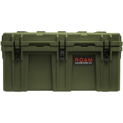 Heavy-duty ROAM 160L Rugged Case shown in OD Green