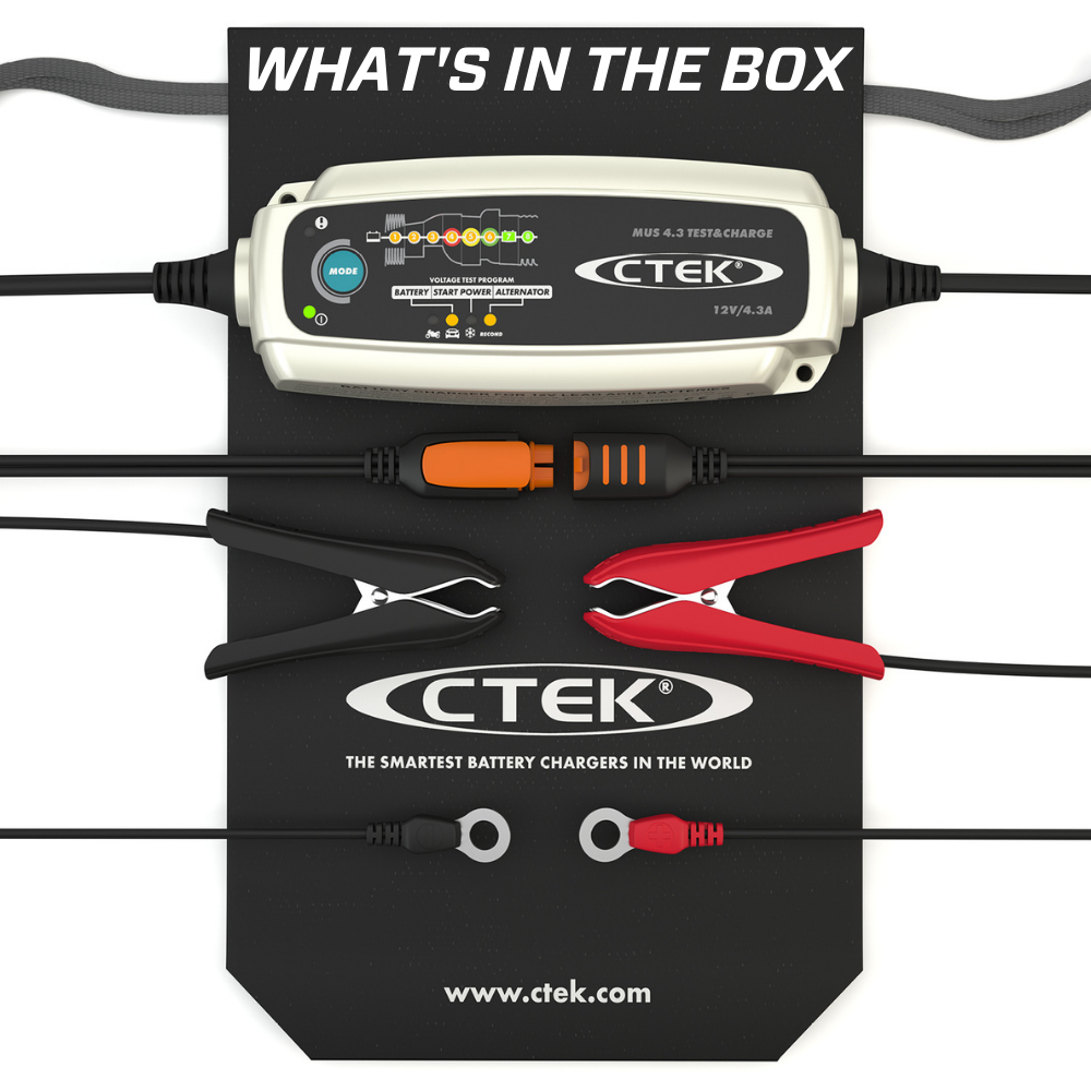 CTEK シーテック MUS 4.3 テスト & チャージ バッテリーチャージャー