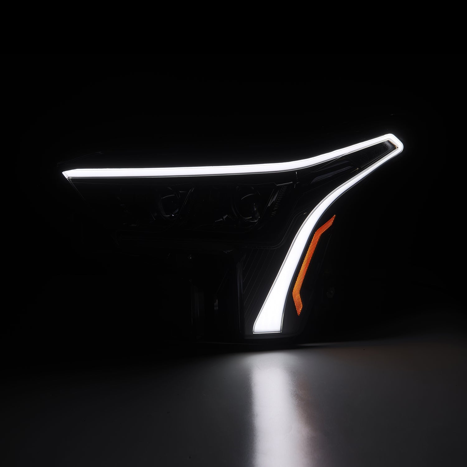 AlphaRex 新型タンドラ ラックス シリーズ LED プロジェクター ヘッドライト アルファ ブラック アメリカンインテイク　アメリカンインテーク