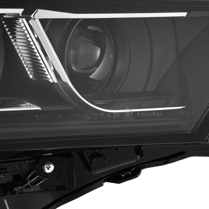 AlphaRex 新型タンドラ ラックス シリーズ LED プロジェクター ヘッドライト ブラック アメリカンインテイク　アメリカンインテーク