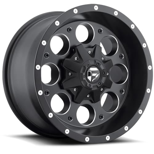 Fuel Off Road フューエルオフロード ホイール REVOLVER D525 | Matte Black & Milled (JL/JT専用)