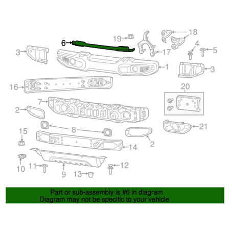 MOPAR 純正 WILLYS プラスチックバンパー フロント フック＋フォグ