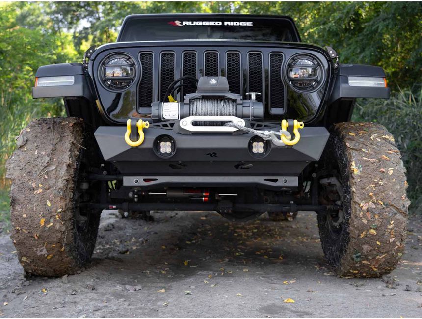 Rugged Ridge ラゲッドリッジ XOR ショートフロントバンパー XOR STUBBY FRONT BUMPER (JL/JT共通)