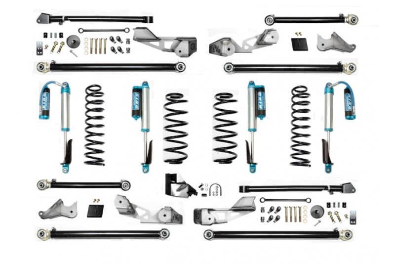 EVO 4.5" SUSPENSION KITS JLU HIGH CLEARANCE LONG ARM SUSPENSION SYSTEM W/ EVO SPEC KING SHOCKS ( 4 DOOR ONLY ) サスペンション リフトキット JLラングラー