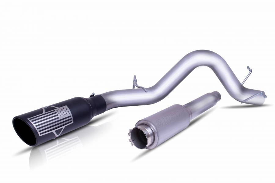 Gibson ギブソン 方側シングル タンドラ 2007-2020 マフラー #70-0004 PATRIOT SERIES SINGLE EXHAUST STAINLESS (2nd タンドラ)