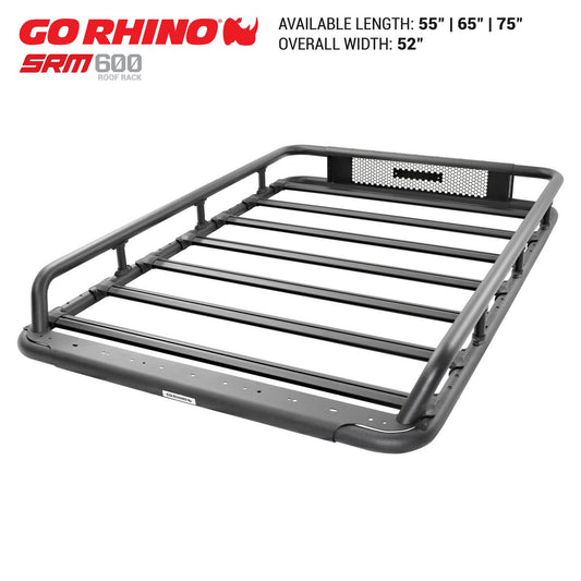 Go Rhino ゴーライノ SRM600 バスケットスタイル ルーフラック JL専用