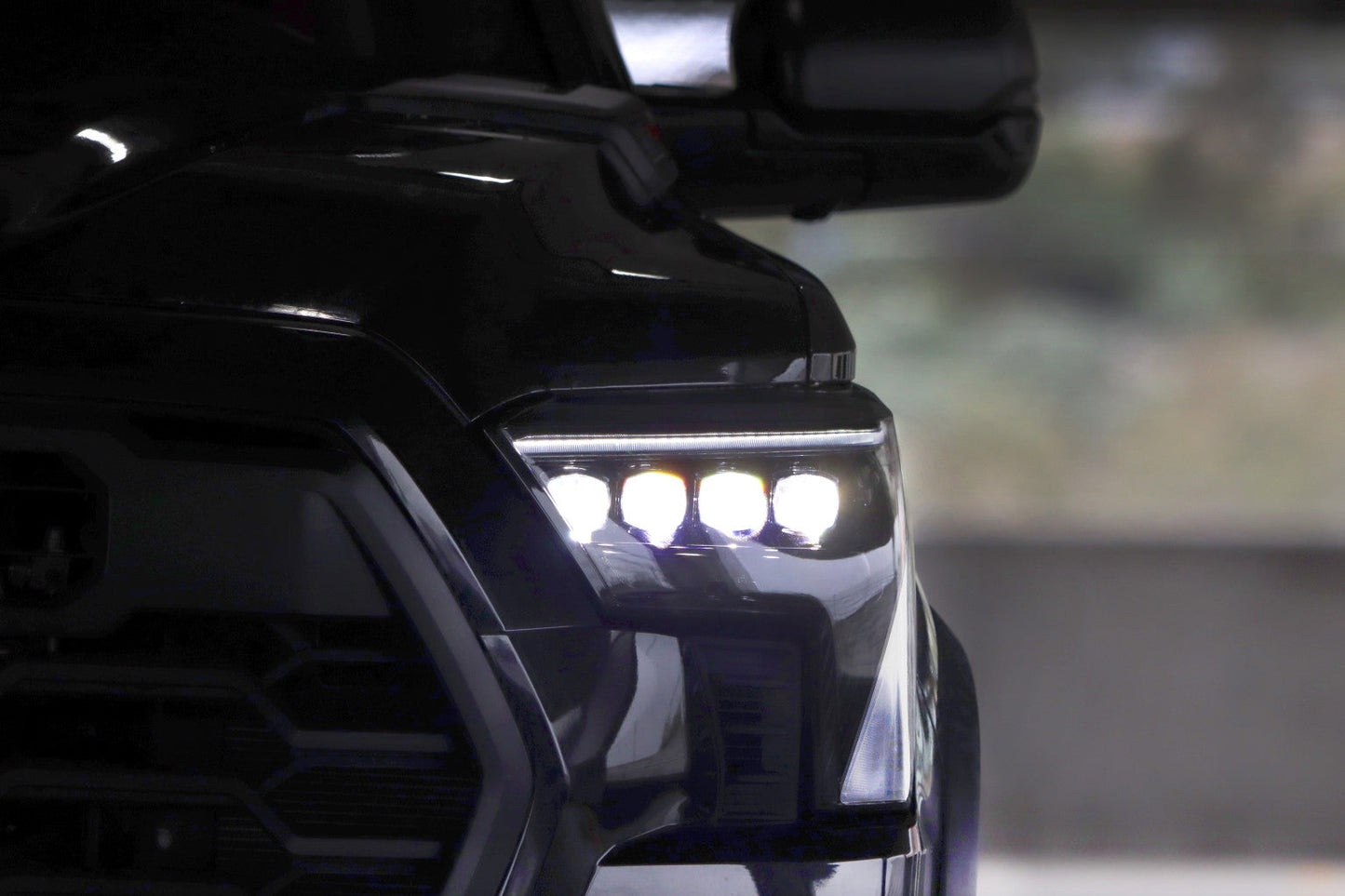 AlphaRex 新型タンドラ ノバ シリーズ LED プロジェクター ヘッドライト アルファ ブラック アメリカンインテイク　アメリカンインテーク