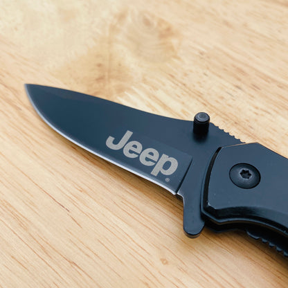 Jeep 公式 ウッドグリップ ポケットナイフ