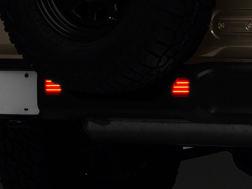 LED バックフォグライト MOPARリアスチール、プラスチックバンパー用 リアフォグ (JLラングラー)