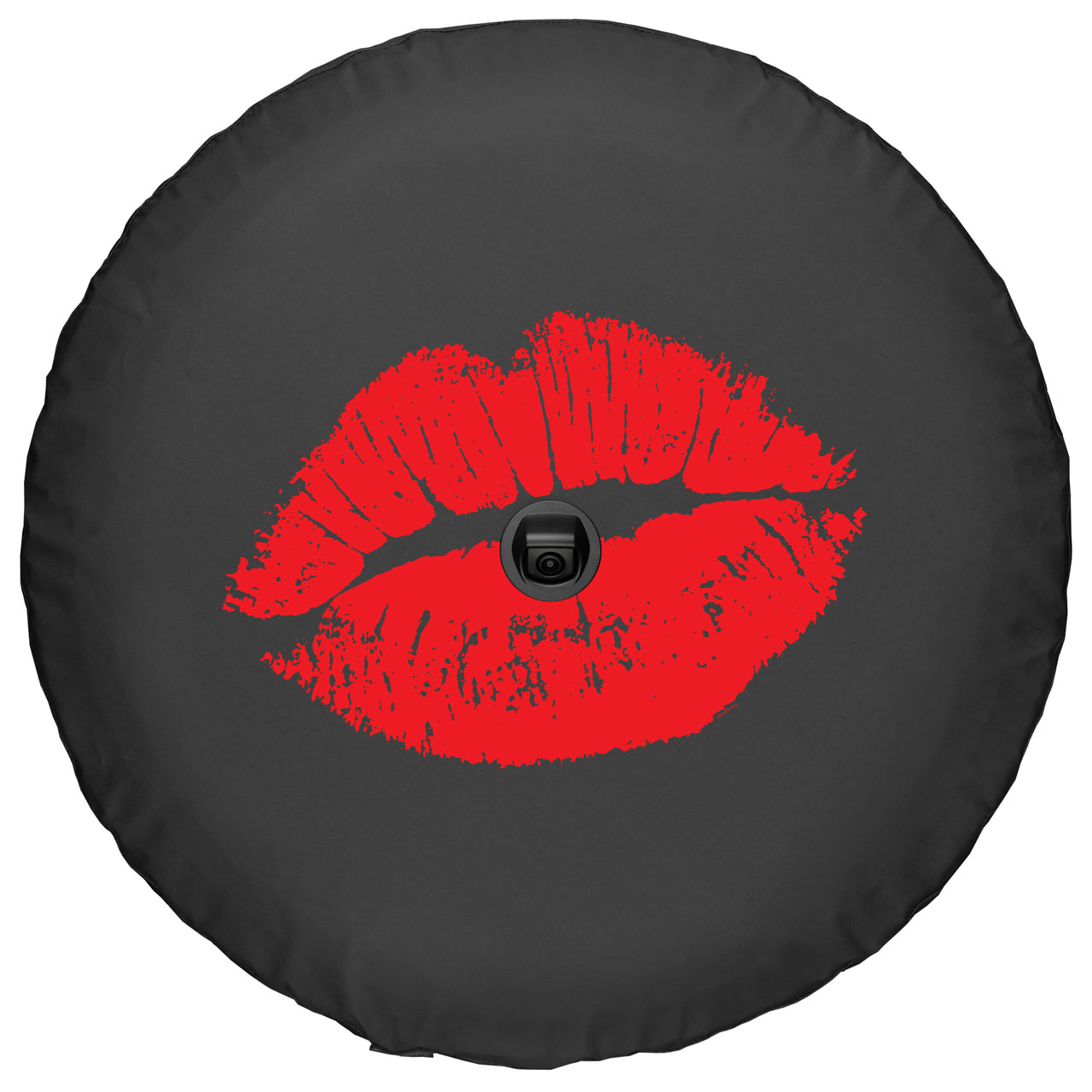 ソフト スペアタイヤカバー Hot Lips - Red