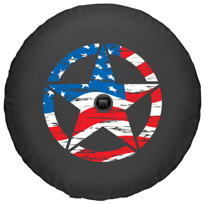 ソフト スペアタイヤカバー Distressed Star