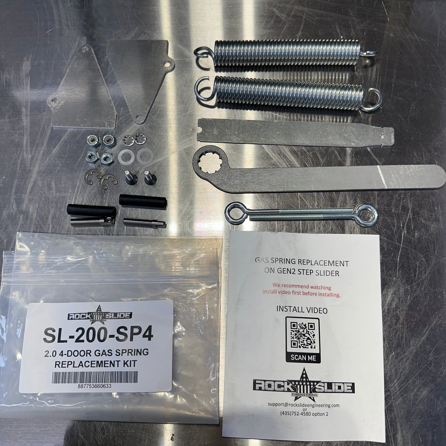 Rock Slide Engineering「2Gen 補修スプリング」電動ステップ ステップスライダー用 (JL/JK/JT)