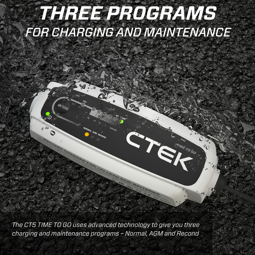 CTEK シーテック CT5 タイムトゥーゴー バッテリーチャージャー – アメリカンインテイク USカスタムパーツショップ