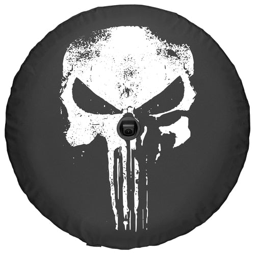 ソフト スペアタイヤカバー Punisher Skull